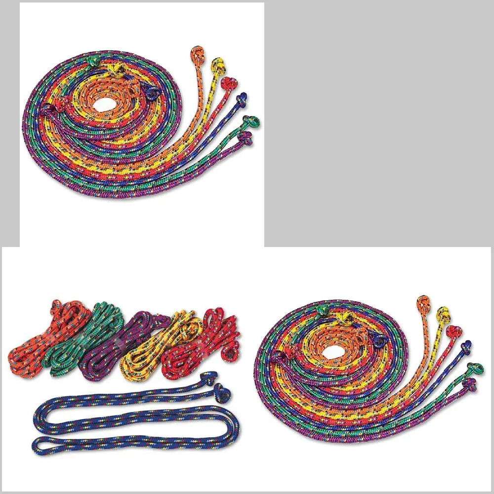 Vibrant & Fun Assorted 8ft Braided Nylon Jump Ropes - Perfect for Home Exercises & Fun for All Ages (6/Pack)
Vibrant & Fun Assorted 8ft Braided Nylon Jump Ropes - Perfect for Home Exercises & Fun for All Ages (6/Pack)