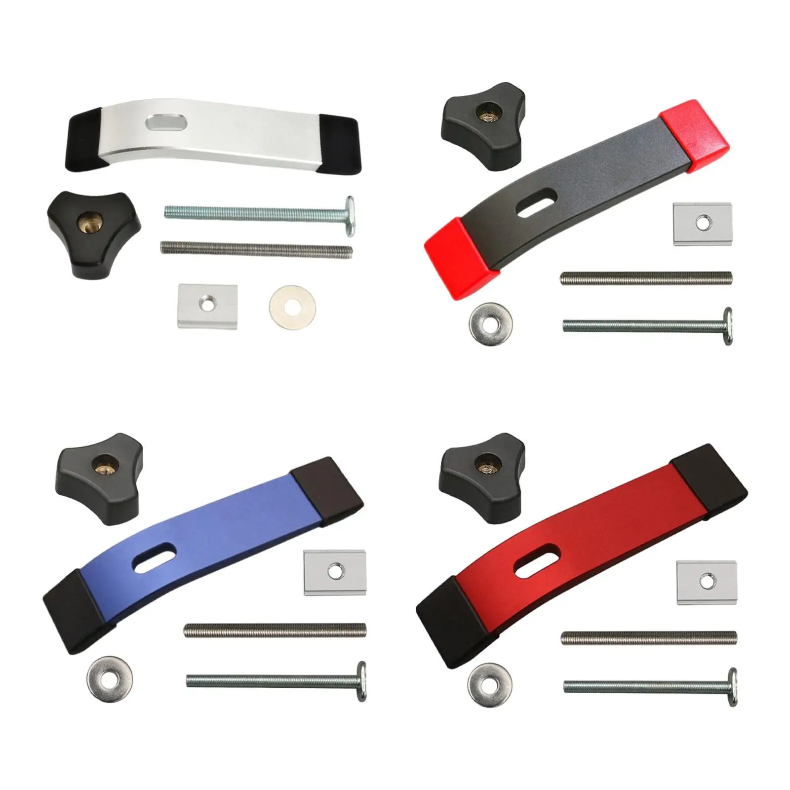 Woodworking Clamping Jig Tool Kit T Slot Clamp Rust Proof Wide Application Work Holding, Positioning, and Fixturing Quick Acting
Woodworking Clamping Jig Tool Kit T Slot Clamp Rust Proof Wide Application Work Holding, Positioning, and Fixturing Quick Acting