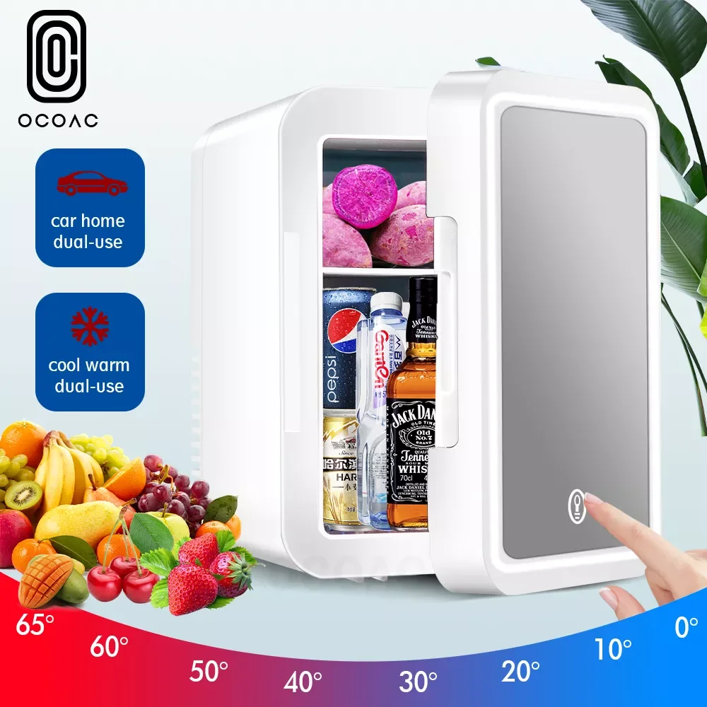 Mini Fridge 8L LCD Mirror Portable Kitchen Refrigerator 12V/220V For Car Camping Skincare Auto Freezer Cooler Warmer Dual Use
Mini Fridge 8L LCD Mirror Portable Kitchen Refrigerator 12V/220V For Car Camping Skincare Auto Freezer Cooler Warmer Dual Use
