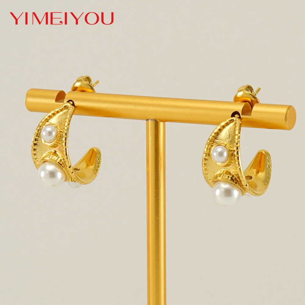 2023 New Design Simple Luxury Round Imitation Pearls Inlaid Hoop Earrings Women Fashion Jewelry Girls Gift Retro Metal
2023 New Design Simple Luxury Round Imitation Pearls Inlaid Hoop Earrings Women Fashion Jewelry Girls Gift Retro Metal