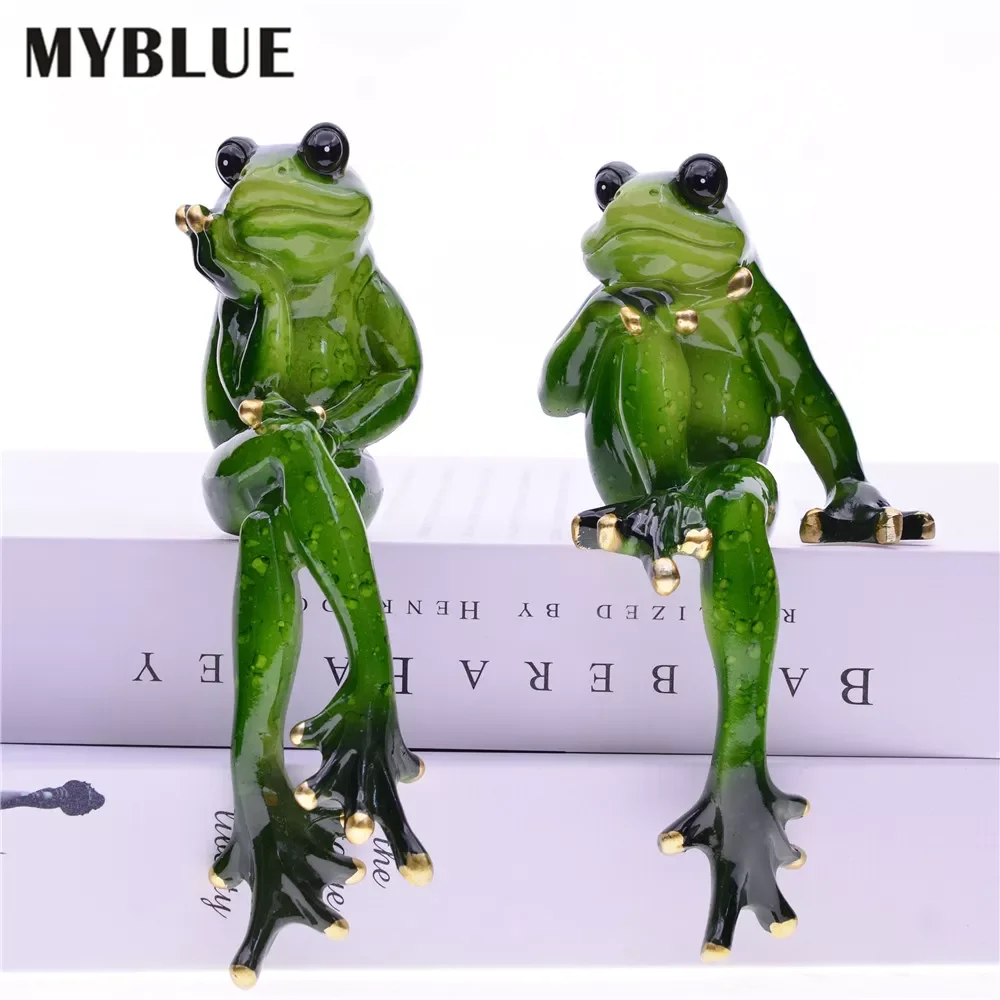 NEW Animal Resin Thinking Couple Frog Figurine 2Pcs/Set Kawaii Garden Miniature Nordic Home Room Table Decoration Accessories
NEW Animal Resin Thinking Couple Frog Figurine 2Pcs/Set Kawaii Garden Miniature Nordic Home Room Table Decoration Accessories