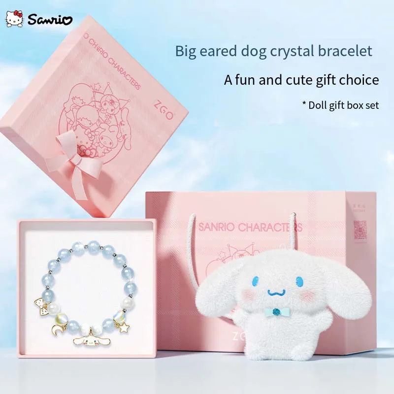 Kawaii Sanrioed Хрустальный браслет женский Cinnamoroll Ins нишевый дизайн чувствительный браслет для подруги пары девушки подарочная коробка
Kawaii Sanrioed Хрустальный браслет женский Cinnamoroll Ins нишевый дизайн чувствительный браслет для подруги пары девушки подарочная коробка