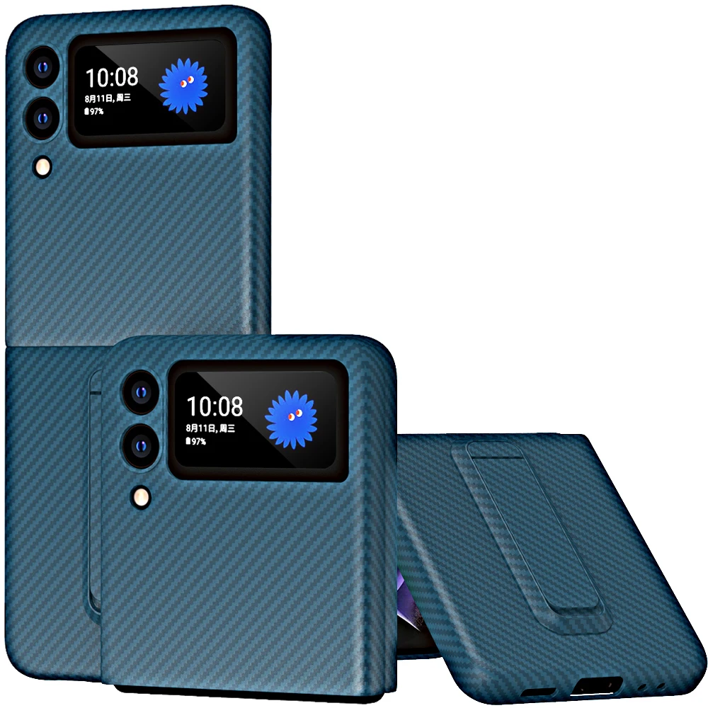 Для Galaxy Z Flip 3 чехол из углеродного волокна и кожи для Galaxy Z Flip3 5G чехол с беспроводной зарядкой функции подставки (2021)
Для Galaxy Z Flip 3 чехол из углеродного волокна и кожи для Galaxy Z Flip3 5G чехол с беспроводной зарядкой функции подставки (2021)