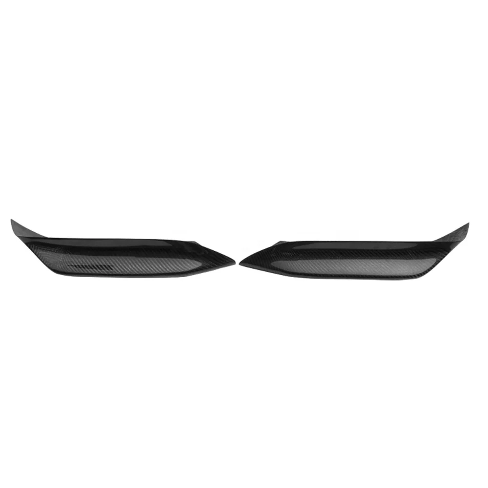 2PCS Real Carbon Fiber M3 M4 Front Bumper Upper Side Splitter Canards for F80 M3 F82 F83 M4 Sedan Coupe 4D 2D 2015-2019
2PCS Real Carbon Fiber M3 M4 Front Bumper Upper Side Splitter Canards for F80 M3 F82 F83 M4 Sedan Coupe 4D 2D 2015-2019