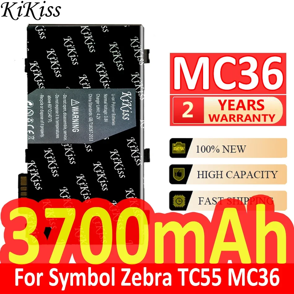 

3700mAh KiKiss Powerful Battery MC 36 (82-164807-0) For Motorola Moto Symbol Zebra TC55 MC36 821648070