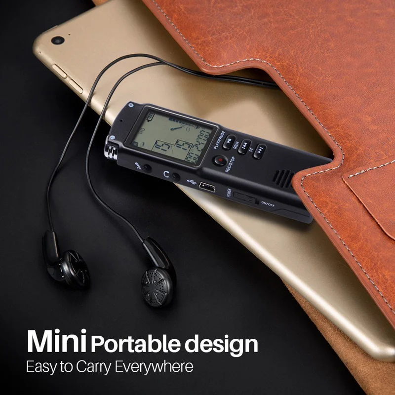 Portable 32GB Original Voice Recorder USB Professional 96 Hours LCD Dictaphone Digital Audio Voice Recorder with WAV MP3 Player 
Portable 32GB Original Voice Recorder USB Professional 96 Hours LCD Dictaphone Digital Audio Voice Recorder with WAV MP3 Player