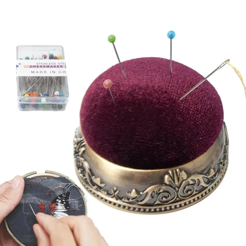 Sewing Pins For Fabric Sewing Needle Pin Holder Cushion DIY Handmade Needlework Sewing Craft Anti Dropping Retro Pin Cushion
Sewing Pins For Fabric Sewing Needle Pin Holder Cushion DIY Handmade Needlework Sewing Craft Anti Dropping Retro Pin Cushion