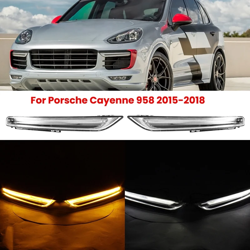 Запасные части для Porsche Cayenne 958 2015-2018, дневные ходовые огни, противотуманные фары, 1 комплект
Запасные части для Porsche Cayenne 958 2015-2018, дневные ходовые огни, противотуманные фары, 1 комплект