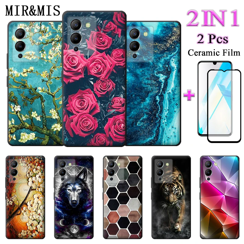 For Infinix Note 12 G96 Silicone Soft Case For Infinix Note 12 G96 Case X670 2 IN 1 With Two Piece Ceramic Protector Screen
For Infinix Note 12 G96 Silicone Soft Case For Infinix Note 12 G96 Case X670 2 IN 1 With Two Piece Ceramic Protector Screen