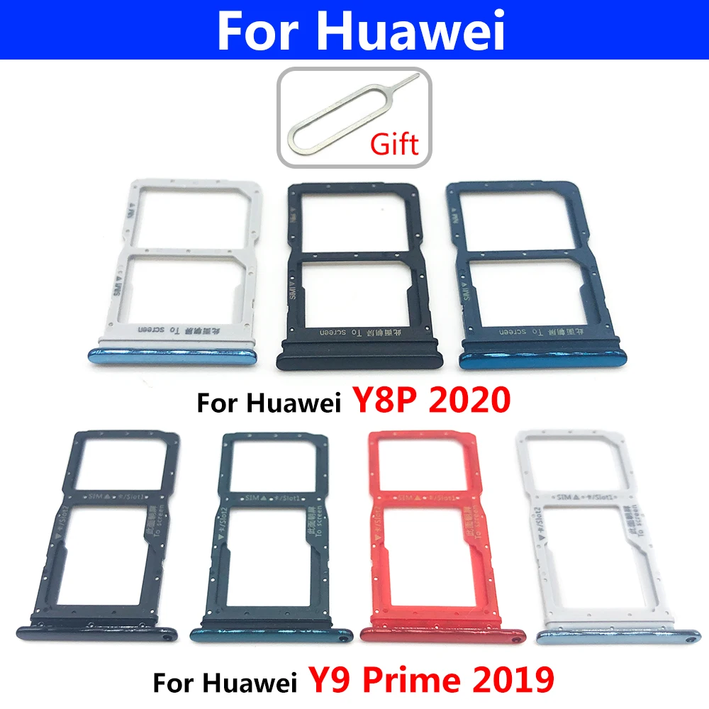 

10 шт., лоток для Sim-карт Huawei Y6 Y7P Y8P 2020 Y9 Prime 2019