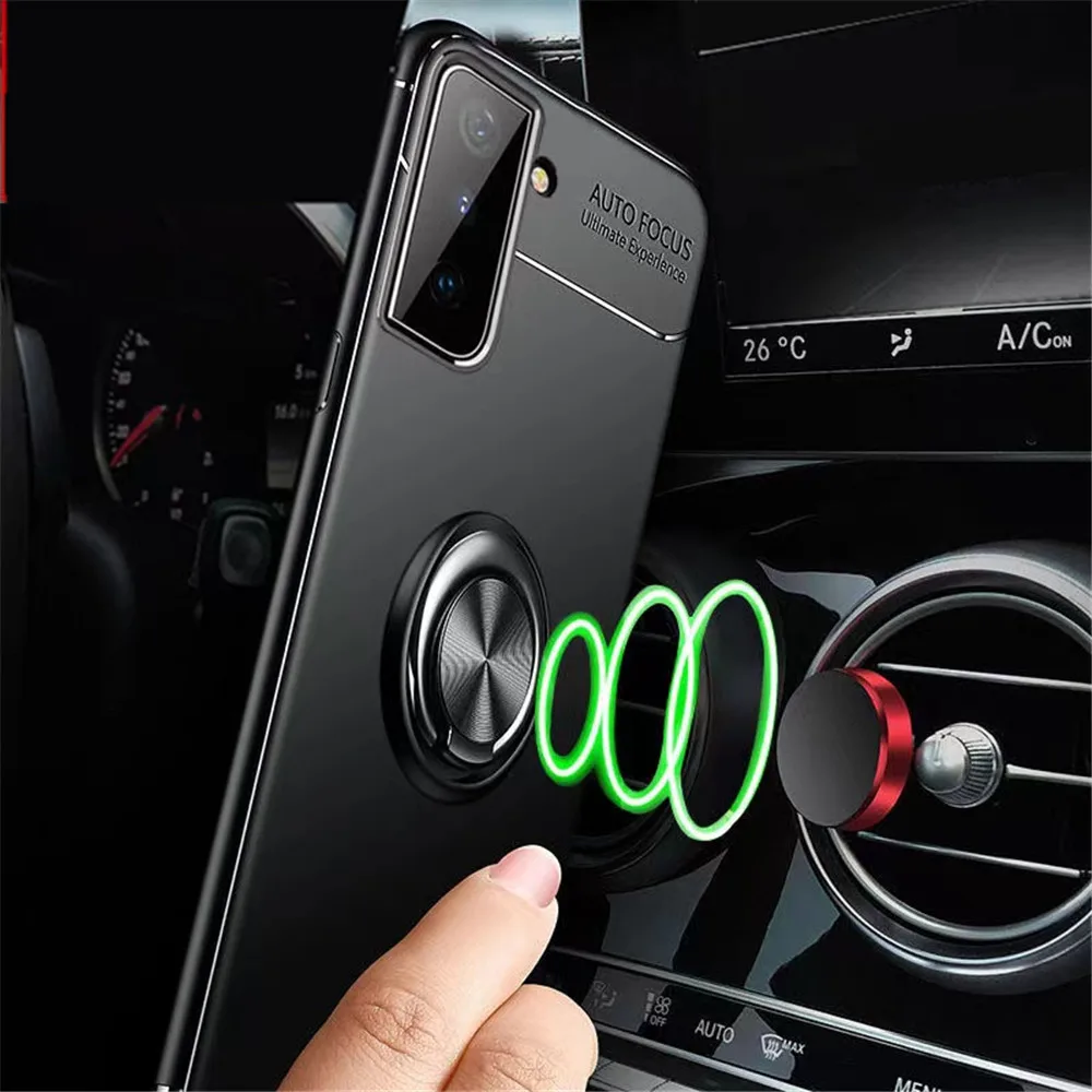 Galaxy S21FE Shockproof Phone Case for Samsung S21FE S21 Ultra Silicone Metal Ring Stand Phone cover for Galaxy S21Fan Edition
Galaxy S21FE Shockproof Phone Case for Samsung S21FE S21 Ultra Silicone Metal Ring Stand Phone cover for Galaxy S21Fan Edition