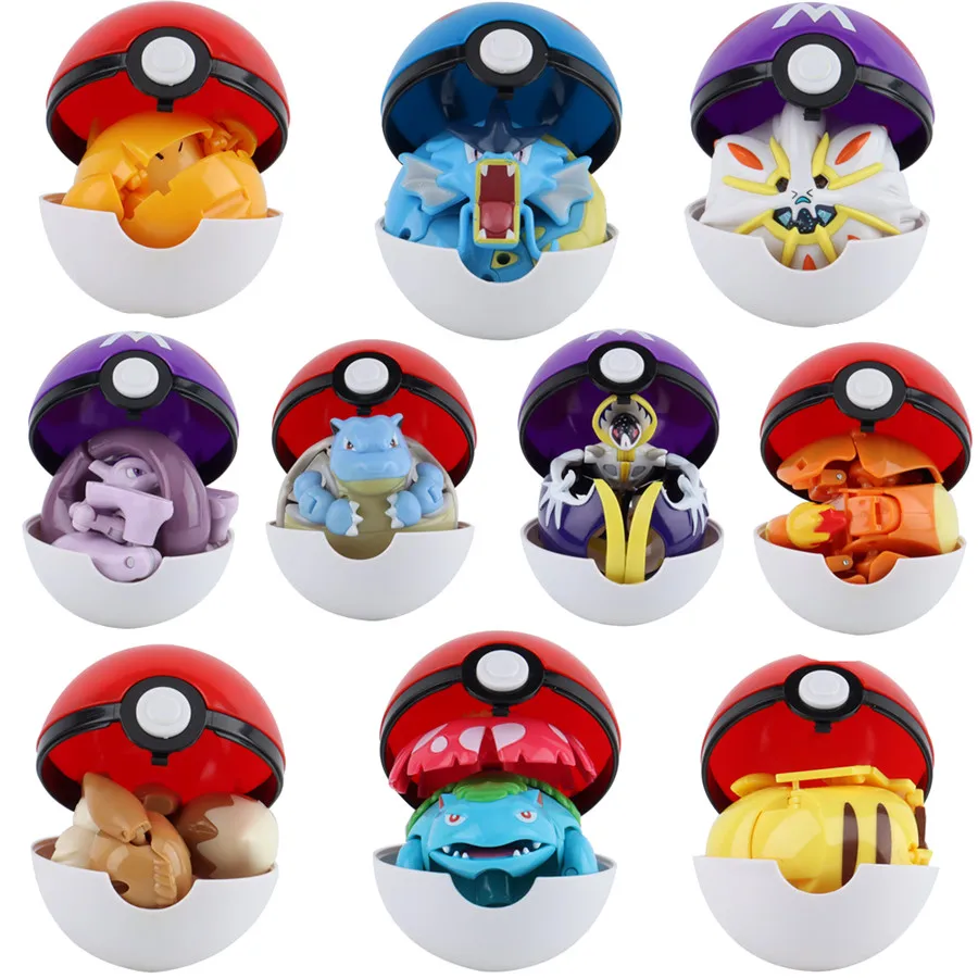 Anime Pokemon Figures Ball Variant Toys Decor Model Pikachu Jenny Turtle Pocket Monsters Action Figure Toy Gift
Anime Pokemon Figures Ball Variant Toys Decor Model Pikachu Jenny Turtle Pocket Monsters Action Figure Toy Gift