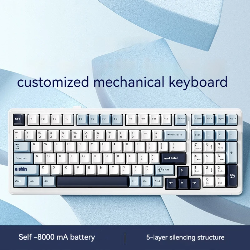 F99 Keyboard Mechanical Gasket Structure Full Key Hot Plug Wireless The Third Mock Examination Long Battery Life Game Keyboard
F99 Keyboard Mechanical Gasket Structure Full Key Hot Plug Wireless The Third Mock Examination Long Battery Life Game Keyboard