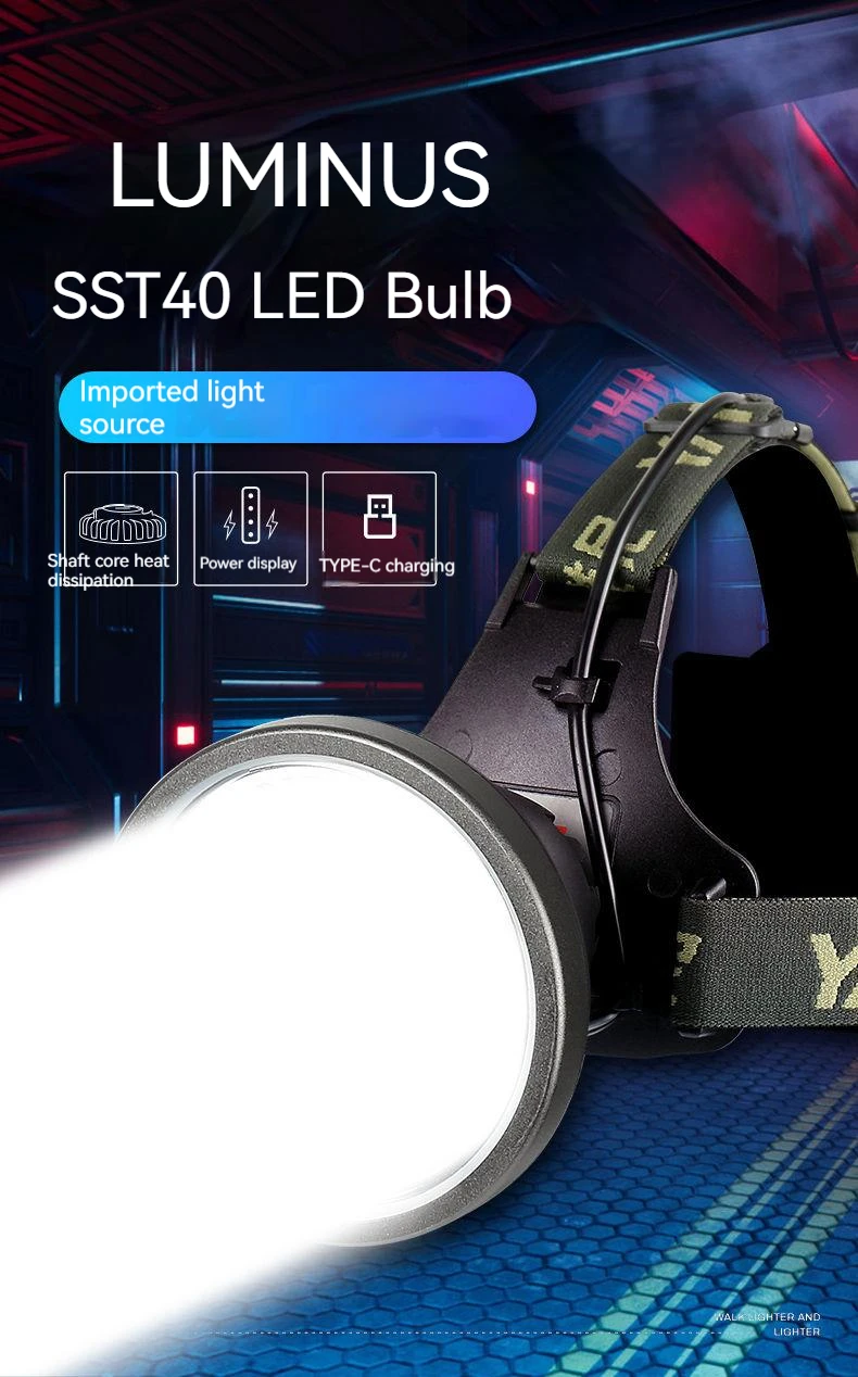 Professional 25W LED Hunting Fishing Headlamp SST40 Emergency Repairing Headlight Rechargeable Built in 4 Lithium Battery
Professional 25W LED Hunting Fishing Headlamp SST40 Emergency Repairing Headlight Rechargeable Built in 4 Lithium Battery