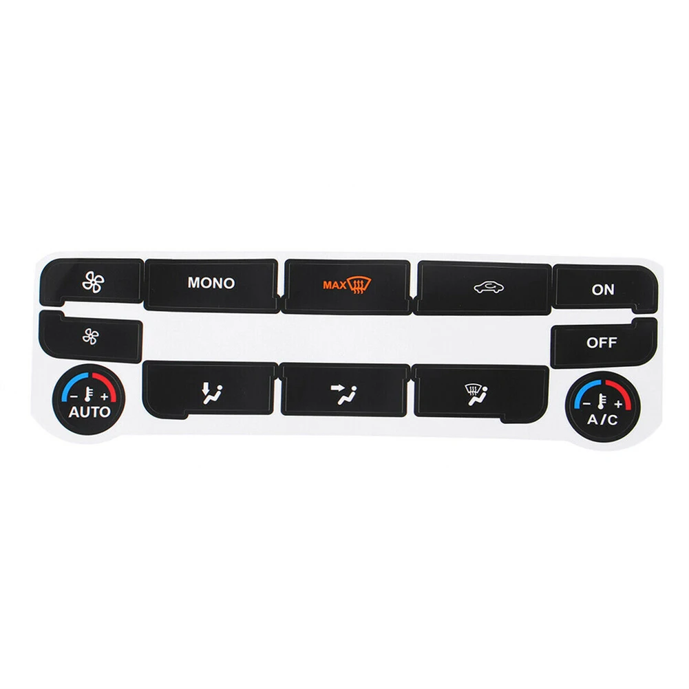 A/C Climate Control Button Repair Decals Stickers Black Air Conditioning Temperature Control Button Repair Decal For Ford S-Max
A/C Climate Control Button Repair Decals Stickers Black Air Conditioning Temperature Control Button Repair Decal For Ford S-Max