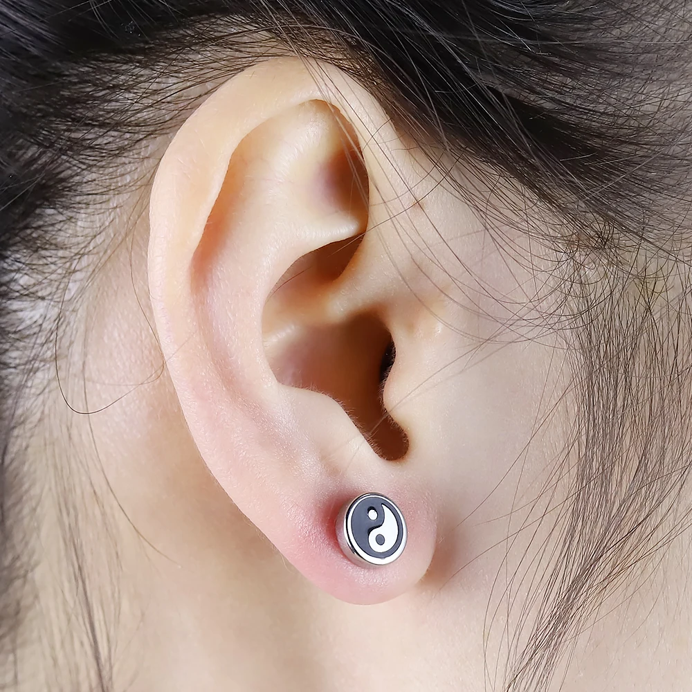 Stainless Steel Tai Chi Stud Earring for Men Punk Earrings Set Men'S Jewelry Gothic Men Earrings Studs Ear Stud Wholesale
Stainless Steel Tai Chi Stud Earring for Men Punk Earrings Set Men'S Jewelry Gothic Men Earrings Studs Ear Stud Wholesale