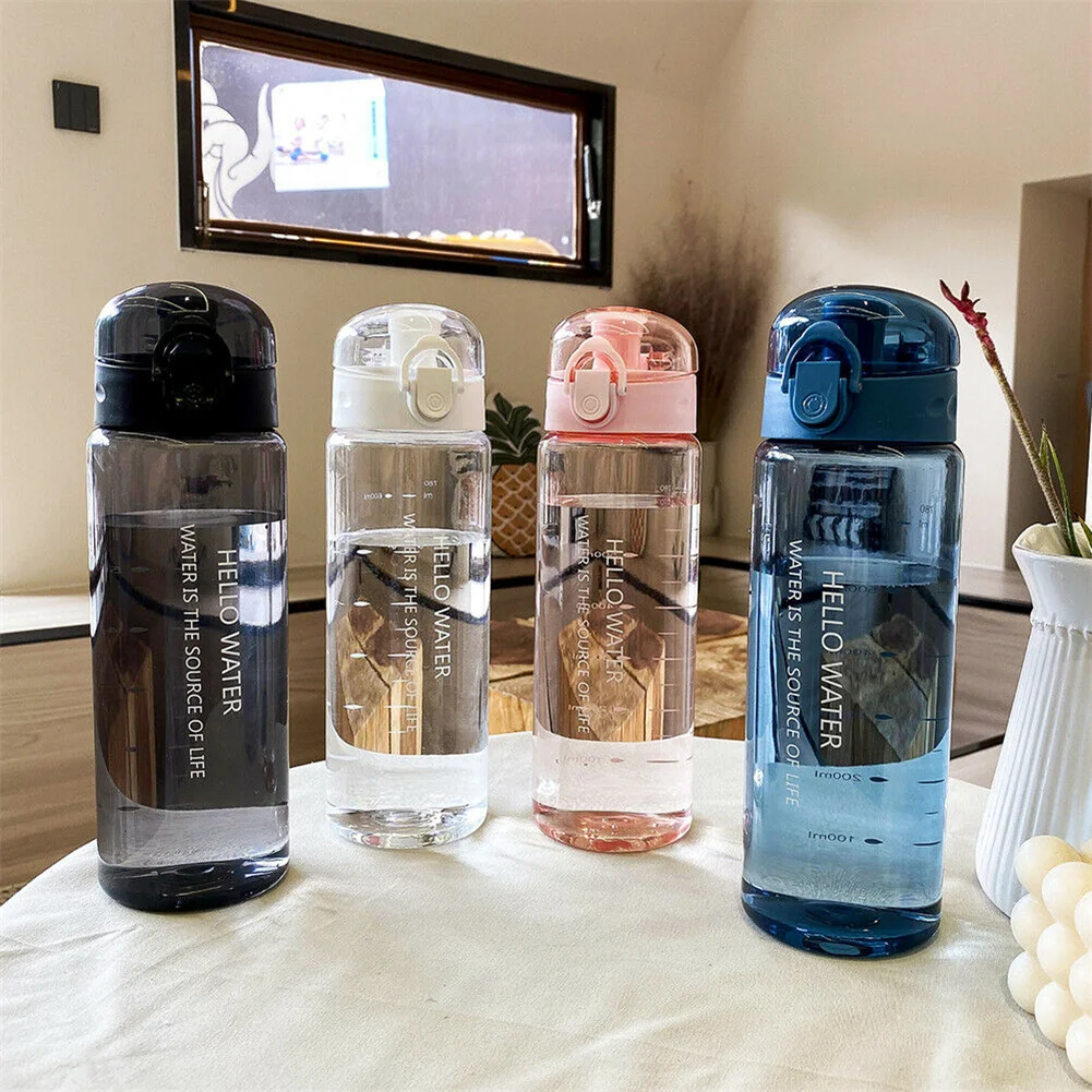 780ml Sports Water Bottle Leakproof Plastic Water Bottle With Rop Outdoor Travel Portable Drinkware Transparent Drink Bottle
780ml Sports Water Bottle Leakproof Plastic Water Bottle With Rop Outdoor Travel Portable Drinkware Transparent Drink Bottle