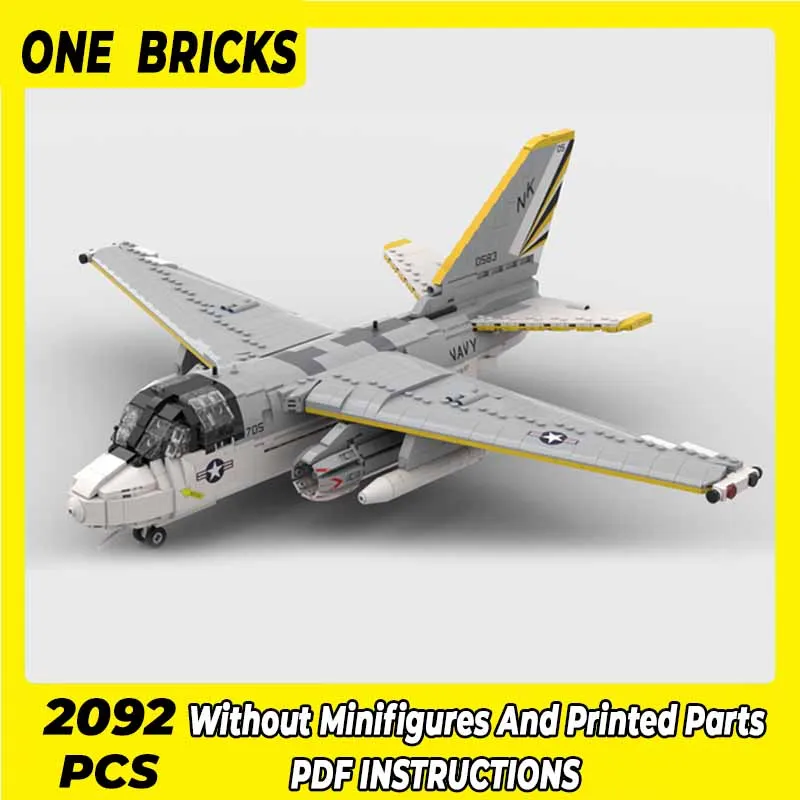 Moc Building Blocks Military Model 1:35 Scale S-3 Viking Technical Bricks DIY Assembly Construction Toys For Child Holiday Gifts
Moc Building Blocks Military Model 1:35 Scale S-3 Viking Technical Bricks DIY Assembly Construction Toys For Child Holiday Gifts
