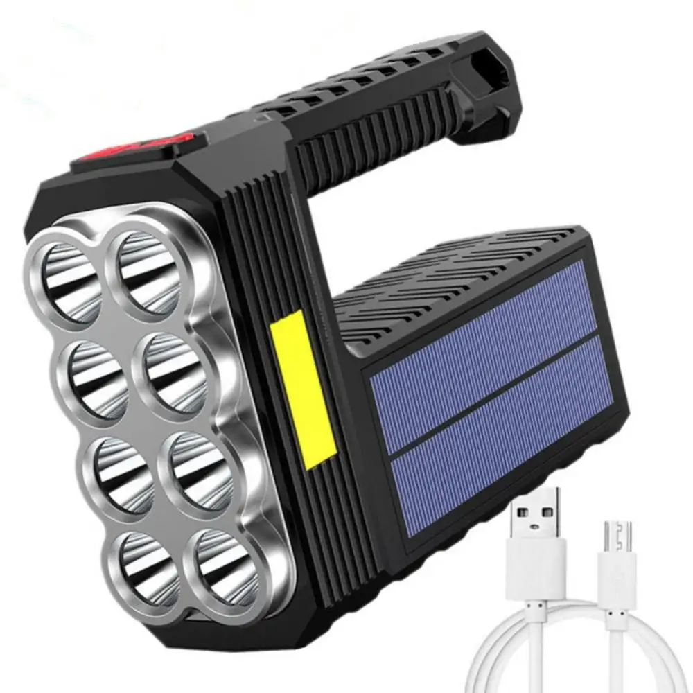 Strong Flashlight Super Bright High-endurance Solar Flashlight Patrol Lamp Eight Nuclear High-brightness Lamp Flashlight
Strong Flashlight Super Bright High-endurance Solar Flashlight Patrol Lamp Eight Nuclear High-brightness Lamp Flashlight