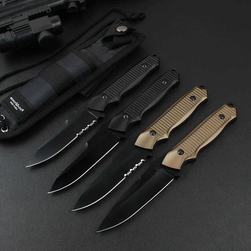 BM 140BK Knife BM140BK Tiger Leggings Straight Knife 154CM Steel 58-59HRC Hardness Outdoor Camping Portable Survival Knife
BM 140BK Knife BM140BK Tiger Leggings Straight Knife 154CM Steel 58-59HRC Hardness Outdoor Camping Portable Survival Knife