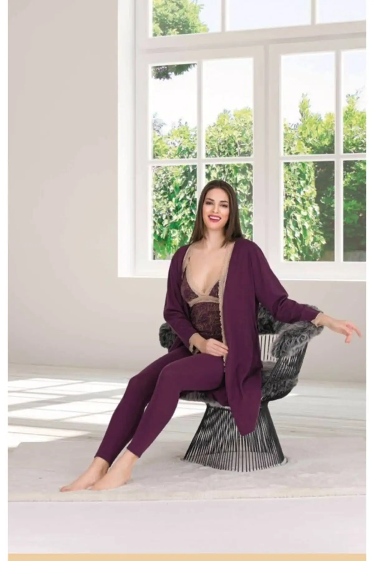 Dressing Gown Lace Triple Fashion Robe Female Bathrobe Sexy Peignoir Kimono Bride Dressing Gown Gown Gown Gown Gown
Dressing Gown Lace Triple Fashion Robe Female Bathrobe Sexy Peignoir Kimono Bride Dressing Gown Gown Gown Gown Gown