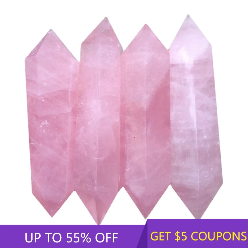 50-80mm Natural Pink Rose Quartz Crystal Point Wand Obelisk Healing Treatment Stone Energy Ore Mineral Rock Home Decor Crafts
50-80mm Natural Pink Rose Quartz Crystal Point Wand Obelisk Healing Treatment Stone Energy Ore Mineral Rock Home Decor Crafts