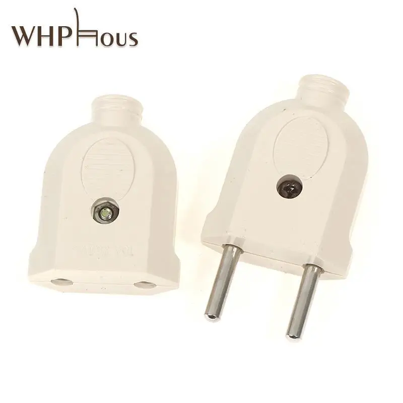 EU European 2 Pin AC Electric Power Male Plug Female Socket Adaptor Connector
EU European 2 Pin AC Electric Power Male Plug Female Socket Adaptor Connector