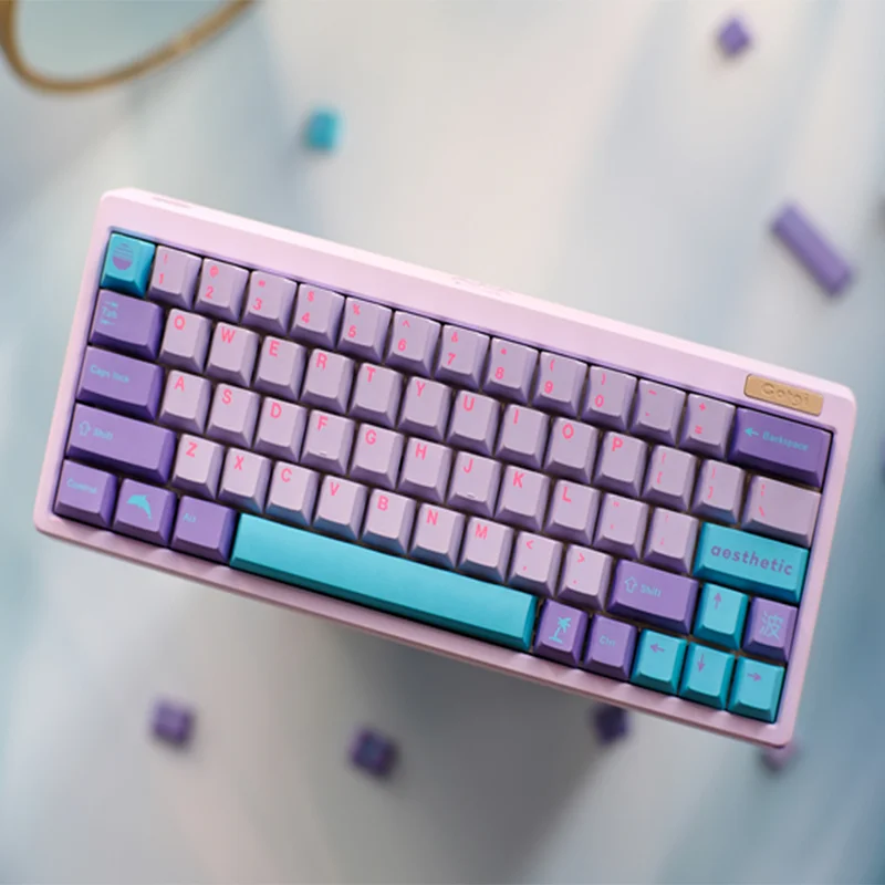Violet Color Gmk129 Key PBT Original Height Mechanical Keyboard Keycap Matching 61/64/68/75/84/87/96/98/104/108 Matching Column
Violet Color Gmk129 Key PBT Original Height Mechanical Keyboard Keycap Matching 61/64/68/75/84/87/96/98/104/108 Matching Column