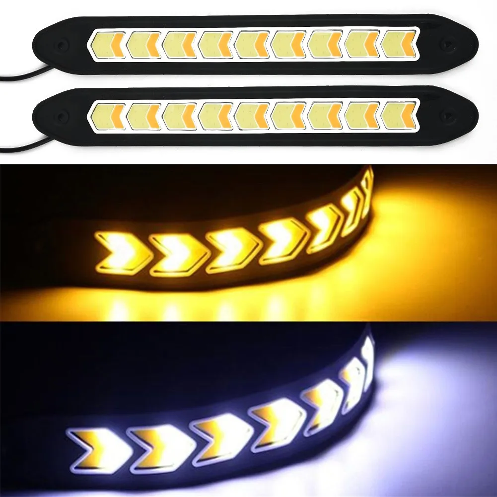 2pcs 12V Car LED Strip DRL Daytime Running Lights Turn Signal Lights Brand New Car Accessories High Quality And Durable
2pcs 12V Car LED Strip DRL Daytime Running Lights Turn Signal Lights Brand New Car Accessories High Quality And Durable