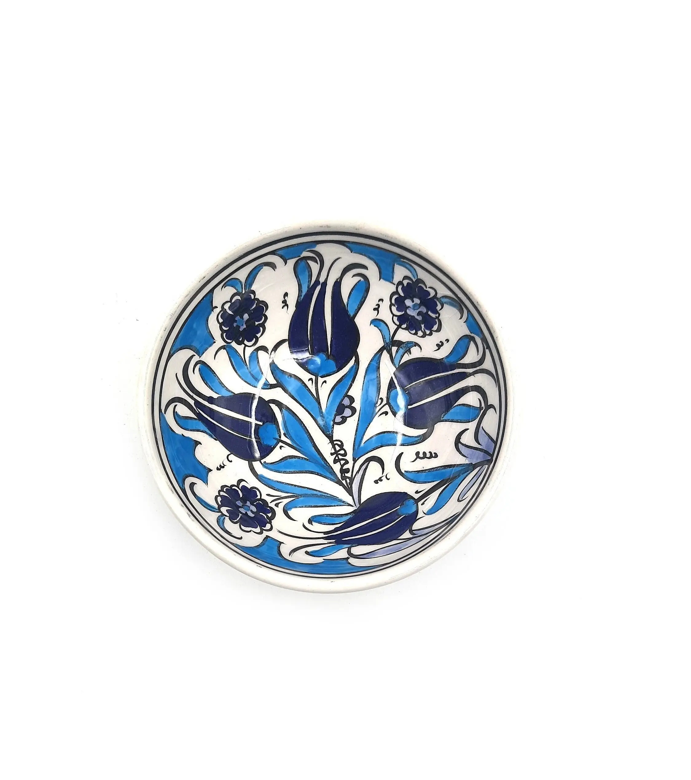 Turkish Ceramic Floral Decorative Medium (4.72 ") Bowl for Serving Cereal or Soup Handpainted Decorative Tapas Bowl
Turkish Ceramic Floral Decorative Medium (4.72 ") Bowl for Serving Cereal or Soup Handpainted Decorative Tapas Bowl