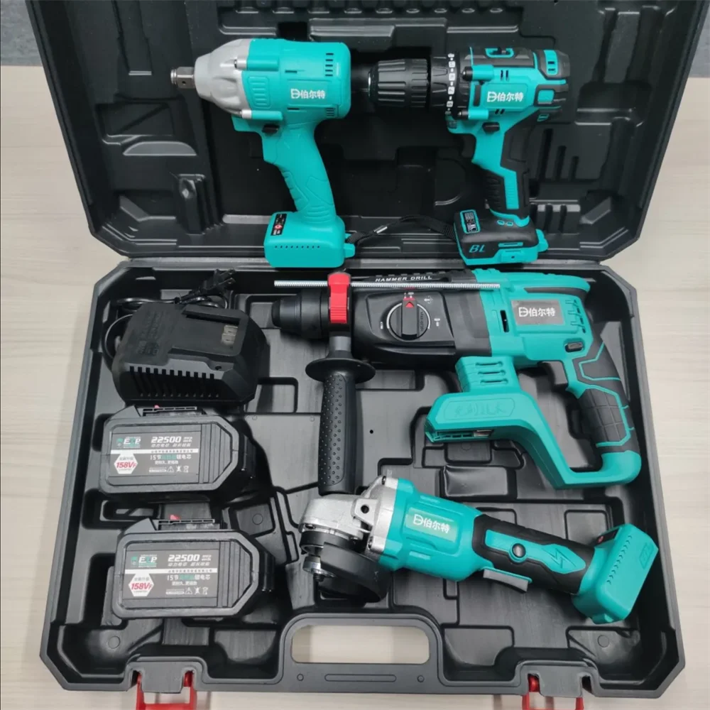 New 2021 Brushless electric hammer impact drill, lithium electric angle grinder, electric drill wrench, metal wall plate
New 2021 Brushless electric hammer impact drill, lithium electric angle grinder, electric drill wrench, metal wall plate