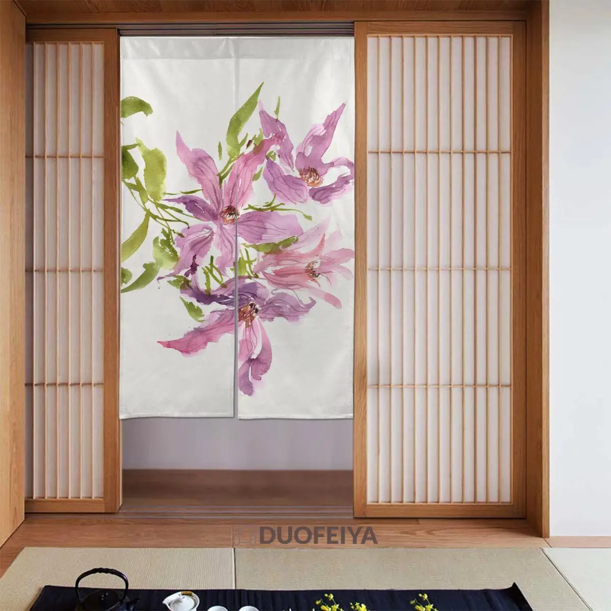 Flower Japanese Door Curtains Watercolor Partition Curtain Cotton Linen Novelty Hanging Half Curtain for Kitchen Coffee Decor
Flower Japanese Door Curtains Watercolor Partition Curtain Cotton Linen Novelty Hanging Half Curtain for Kitchen Coffee Decor