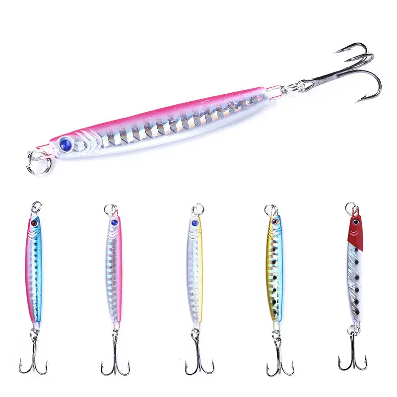 HENGJIA 50pcs 7CM 11.2G 6#Hooks Hard Baits Fishing Lures Mixed Color Artificial Fishing Tackle Lead Fish Metal Jigs Tool
HENGJIA 50pcs 7CM 11.2G 6#Hooks Hard Baits Fishing Lures Mixed Color Artificial Fishing Tackle Lead Fish Metal Jigs Tool