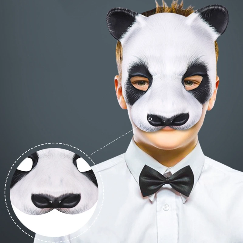 Panda Masks for Adults Emulational Masks for Men Women Masquerade Cosplay Costume Mask Half Face Animal Mask
Panda Masks for Adults Emulational Masks for Men Women Masquerade Cosplay Costume Mask Half Face Animal Mask