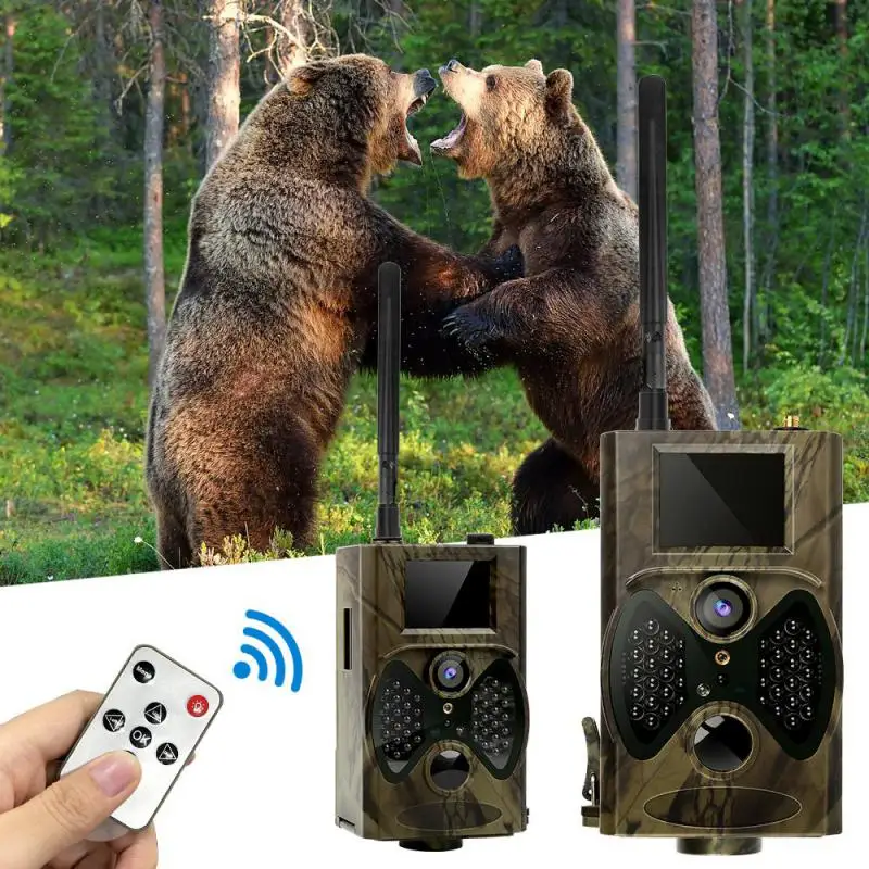 

1080P HD HC-300M Digital Infrared Camera Trail Hunting Video IR Cam 940NM MMS GPRS Wireless Surveillance Tracking Wildlife Cam