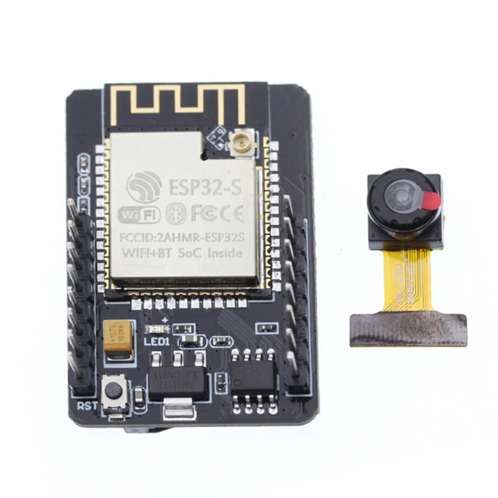 ESP32-CAM WiFi Module Development Board With 5V Bluetooth-compatible OV2640 Camera Module
ESP32-CAM WiFi Module Development Board With 5V Bluetooth-compatible OV2640 Camera Module
