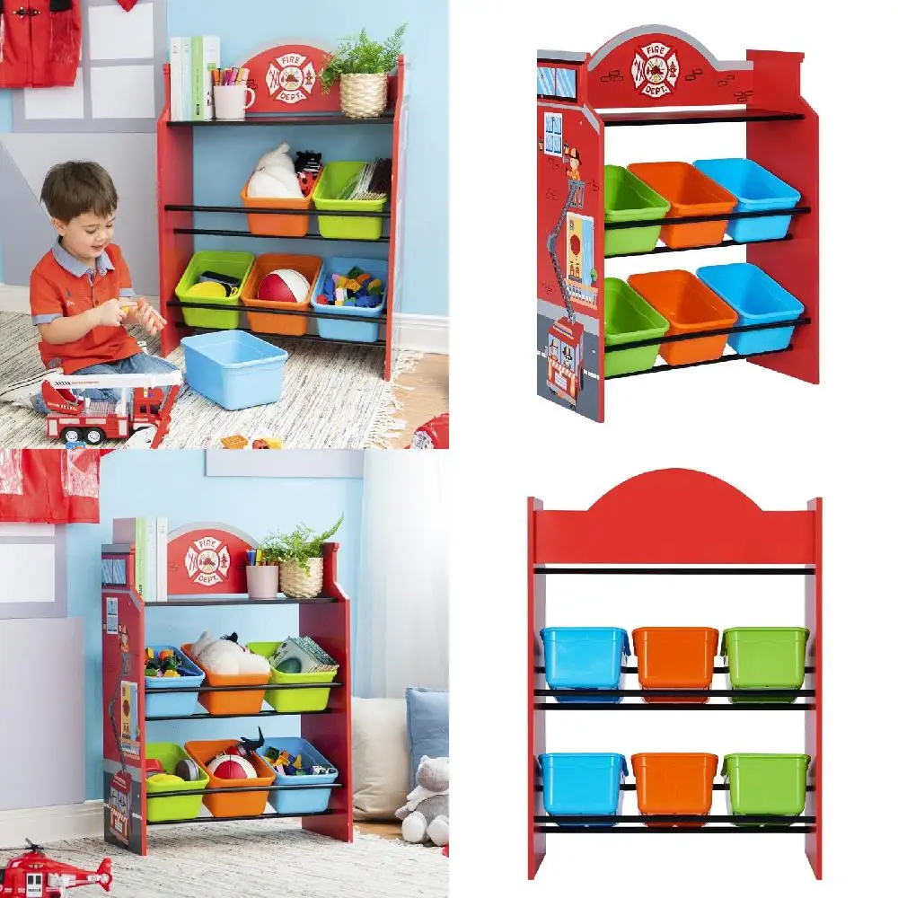 Beautiful Colorful Wooden Toy Storage Rack with Multi Bins for Kids Bedroom, Classroom and Playroom Organization and Closet Orga
Beautiful Colorful Wooden Toy Storage Rack with Multi Bins for Kids Bedroom, Classroom and Playroom Organization and Closet Orga