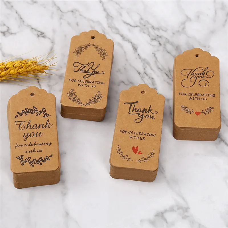 Kraft Paper Tag Thank You for Celebrating with Us Gift Tags Card Labels Wedding Birthday Christmas Party Supplies 4.5x9.5cm 50pc
Kraft Paper Tag Thank You for Celebrating with Us Gift Tags Card Labels Wedding Birthday Christmas Party Supplies 4.5x9.5cm 50pc