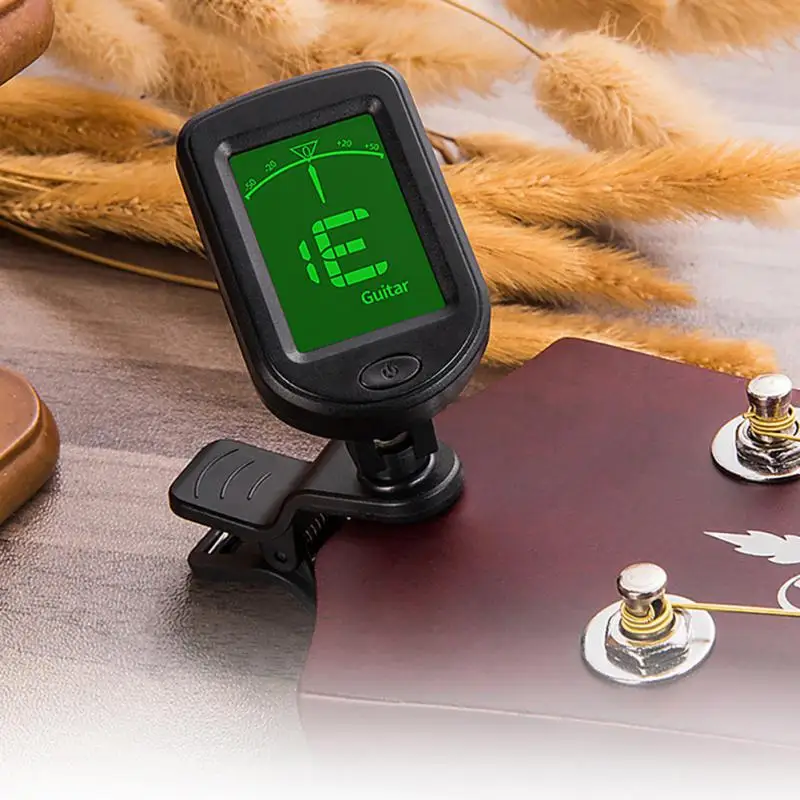Guitar Tuner Digital Clip-On Tone Tuner For Electric Urikri Bass Violin Universal 360 Degree Rotatable Twelve Average Rate Tuner
Guitar Tuner Digital Clip-On Tone Tuner For Electric Urikri Bass Violin Universal 360 Degree Rotatable Twelve Average Rate Tuner