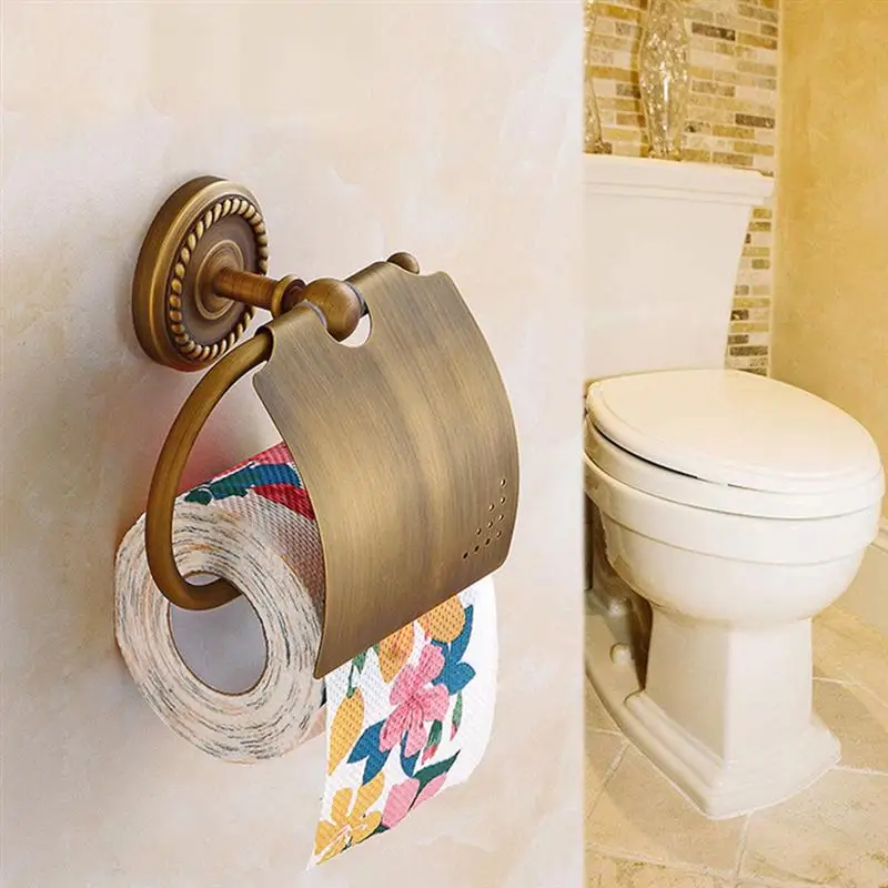 European Style Brass Antique Wall Mount Toilet Paper Bathroom Tissue Holder Storage Shelf
European Style Brass Antique Wall Mount Toilet Paper Bathroom Tissue Holder Storage Shelf