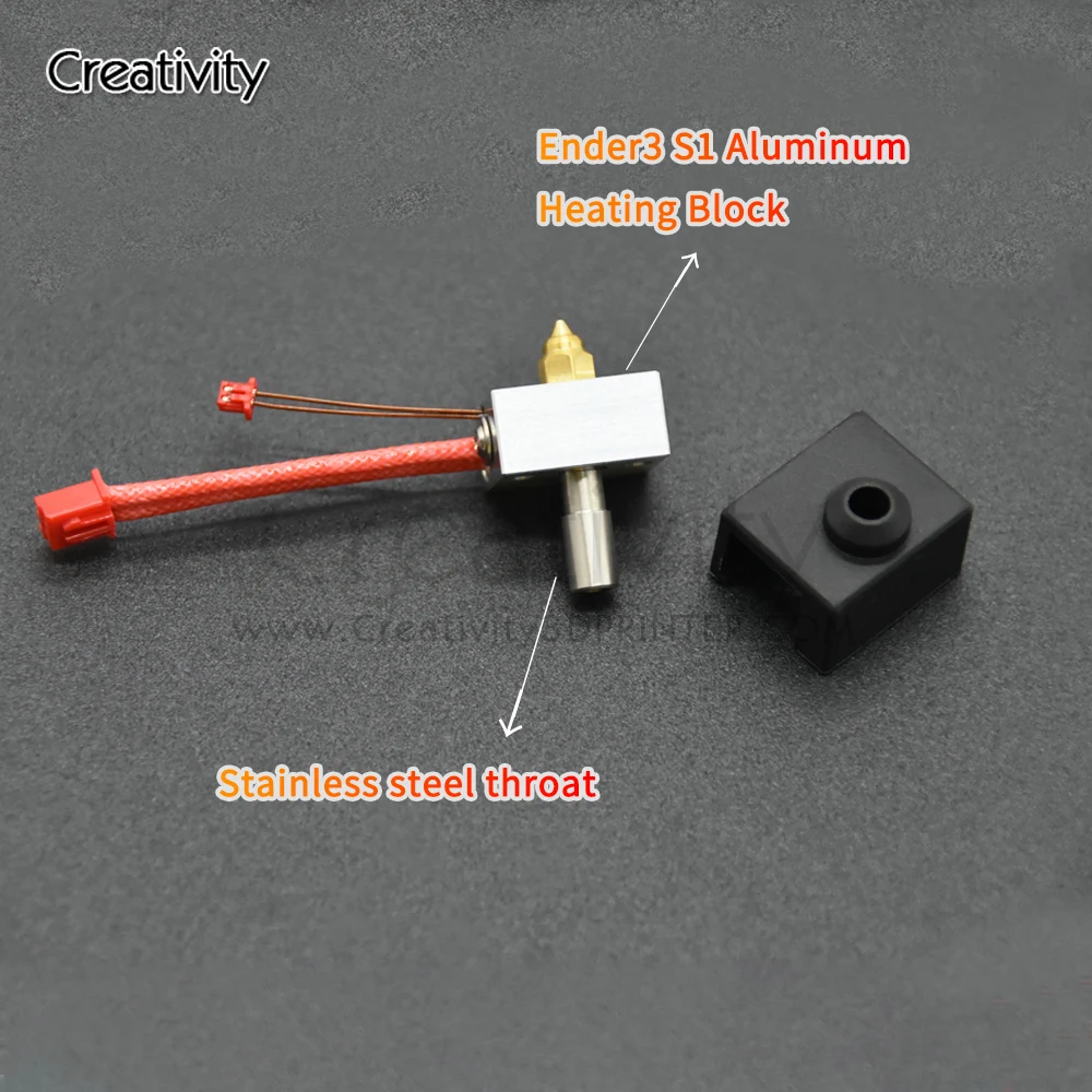 3D printer Ender 3 S1 Hot End Extruder Kit Heating Block Thermistor Heating Tube 24V40W for Ender 3 S1
3D printer Ender 3 S1 Hot End Extruder Kit Heating Block Thermistor Heating Tube 24V40W for Ender 3 S1