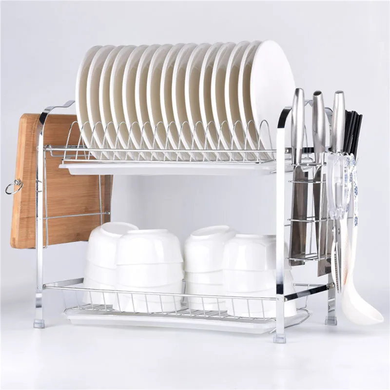 Drainer Dish Rack Double Kitchen Dish Rack Household Dish Rack Dish Drying Rack Kitchen Tools For Bowl Dishes Chopsticks
Drainer Dish Rack Double Kitchen Dish Rack Household Dish Rack Dish Drying Rack Kitchen Tools For Bowl Dishes Chopsticks