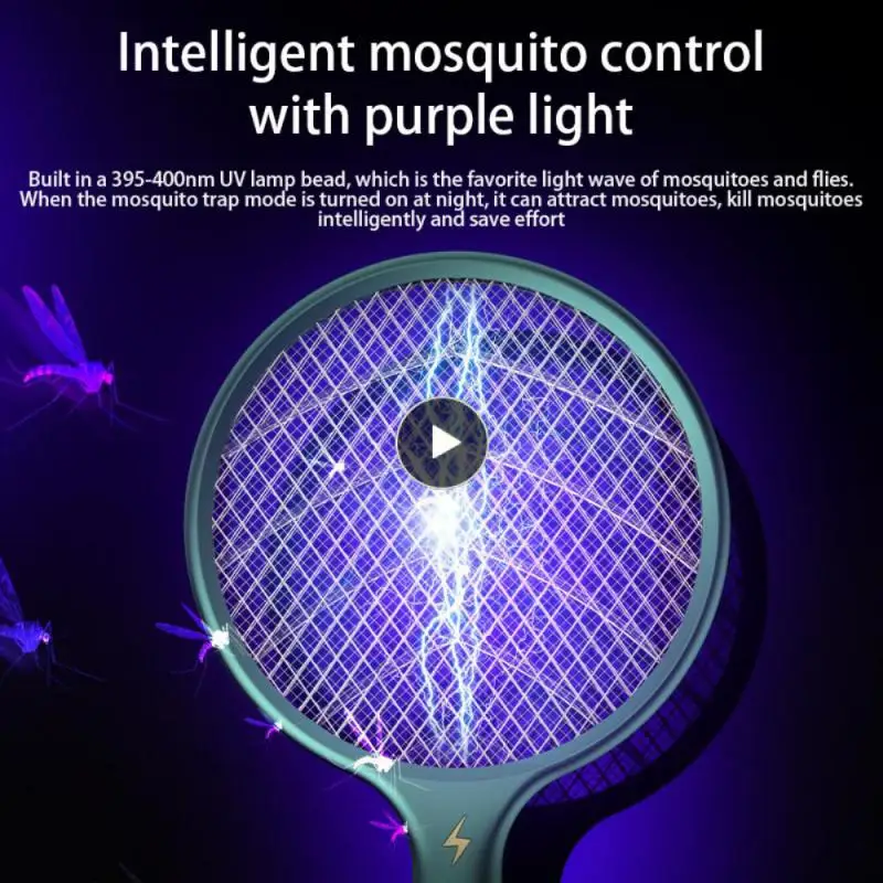 

3 In1 Mosquito Swatter Photocatalyst Mosquito Trap Electric Mosquito Killer Repellent Lamp Anti Insect Bug Zapper Indoor Outdoor