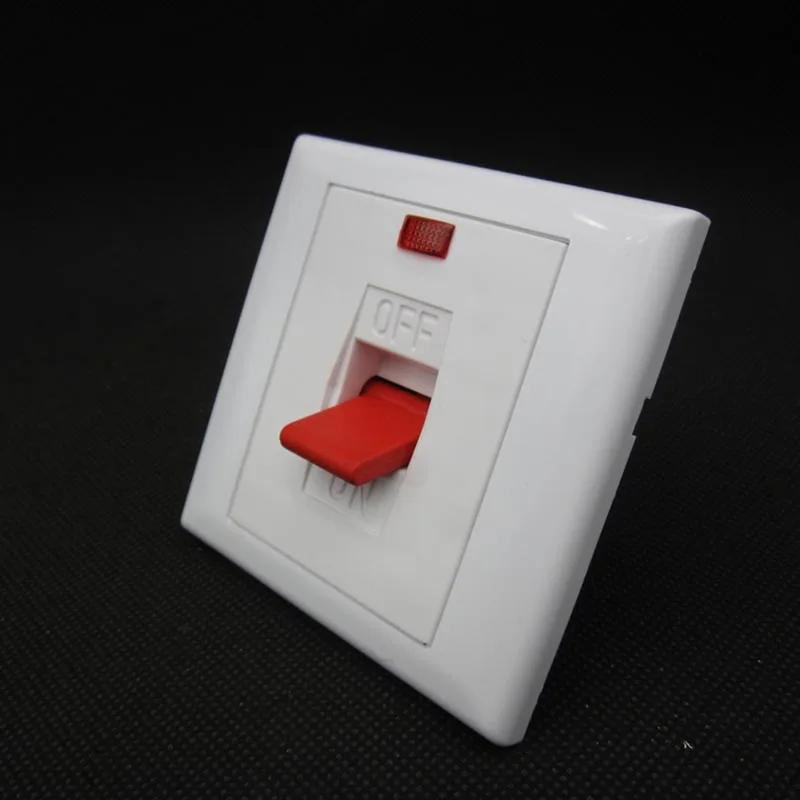1 pcs High-power switch air conditioner switch air conditioner switch with lamp curved frame switch 25A250V
1 pcs High-power switch air conditioner switch air conditioner switch with lamp curved frame switch 25A250V