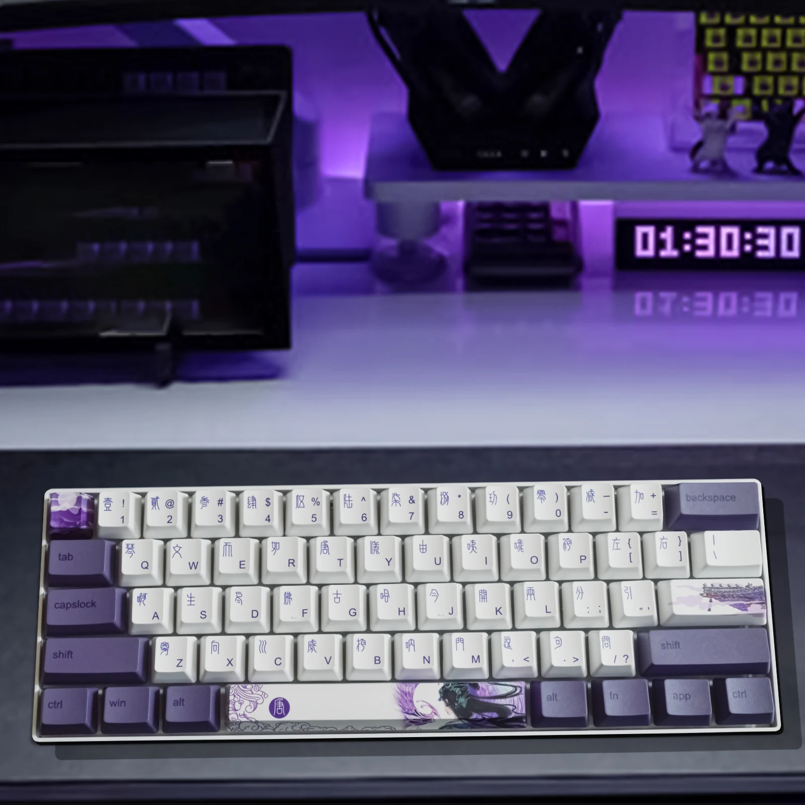 Аниме колпачки для клавиш PBT краситель Набор колпачков для клавиш OEM профиль для механической клавиатуры стиль Tang 60 клавиш Совместимость с п...
Аниме колпачки для клавиш PBT краситель Набор колпачков для клавиш OEM профиль для механической клавиатуры стиль Tang 60 клавиш Совместимость с п...