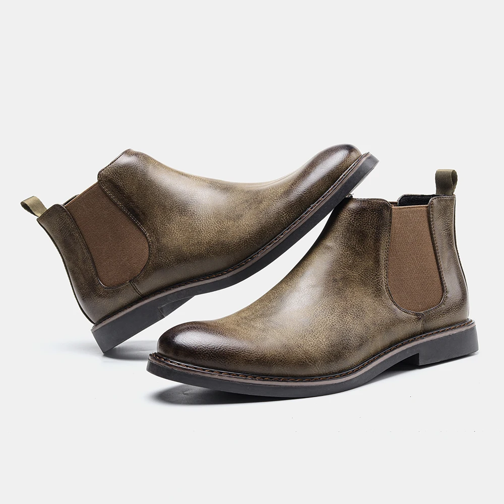 2022 Retro Chelsea Boots Men Brand Comfortable Fashion Leather Ankle Men Boots 
2022 Retro Chelsea Boots Men Brand Comfortable Fashion Leather Ankle Men Boots