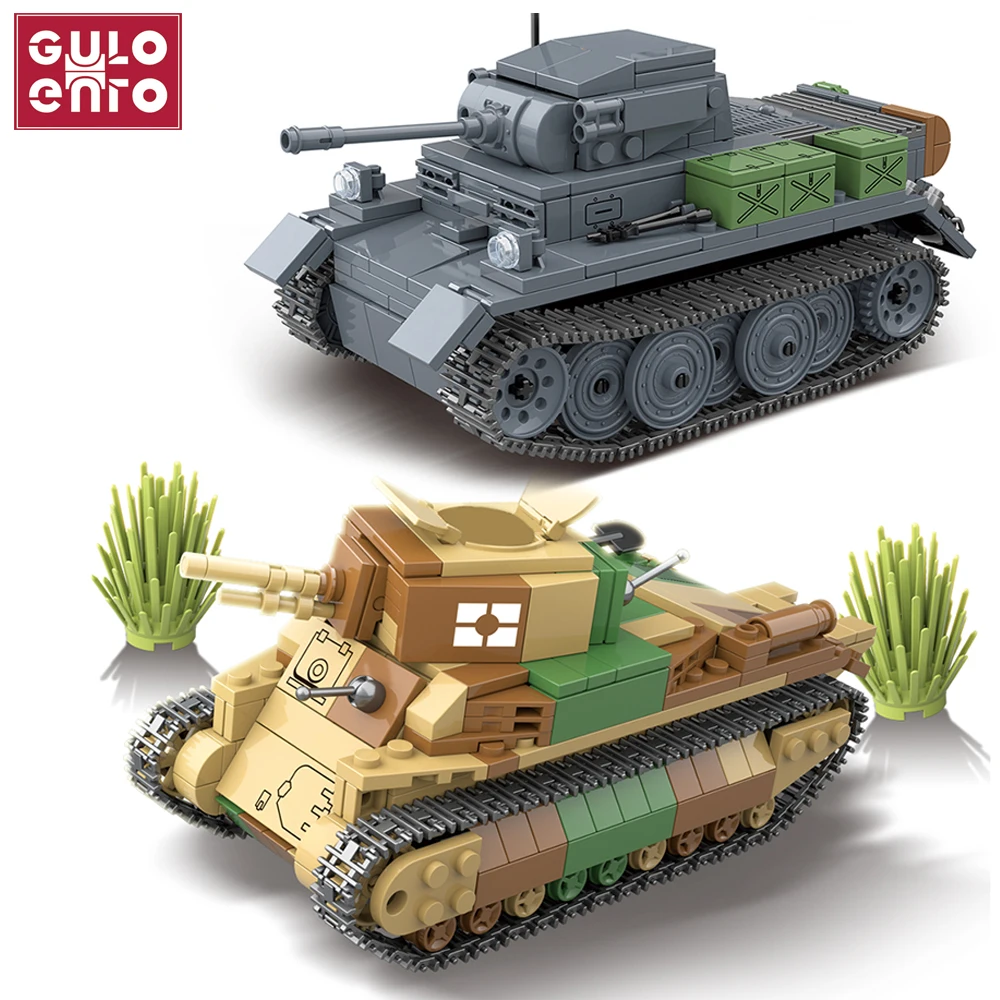 Military Tank Building Blocks Type 89 Medium Light Tank Luchs VK1303 Bricks WW2 Soldier Police Army Weapons Children Toys Gifts
Military Tank Building Blocks Type 89 Medium Light Tank Luchs VK1303 Bricks WW2 Soldier Police Army Weapons Children Toys Gifts