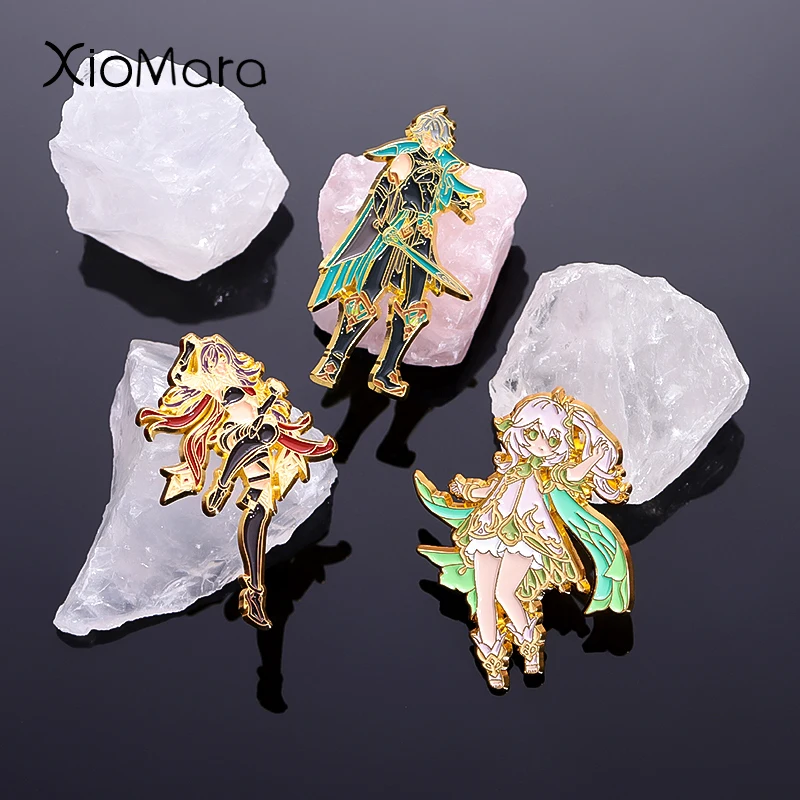 Genshin Impact Enamel Pin Dehya Nahida Alhaitham Role Play Brooches Lapel Badge Adventure Game Jewelry Gift For Fans Friends
Genshin Impact Enamel Pin Dehya Nahida Alhaitham Role Play Brooches Lapel Badge Adventure Game Jewelry Gift For Fans Friends