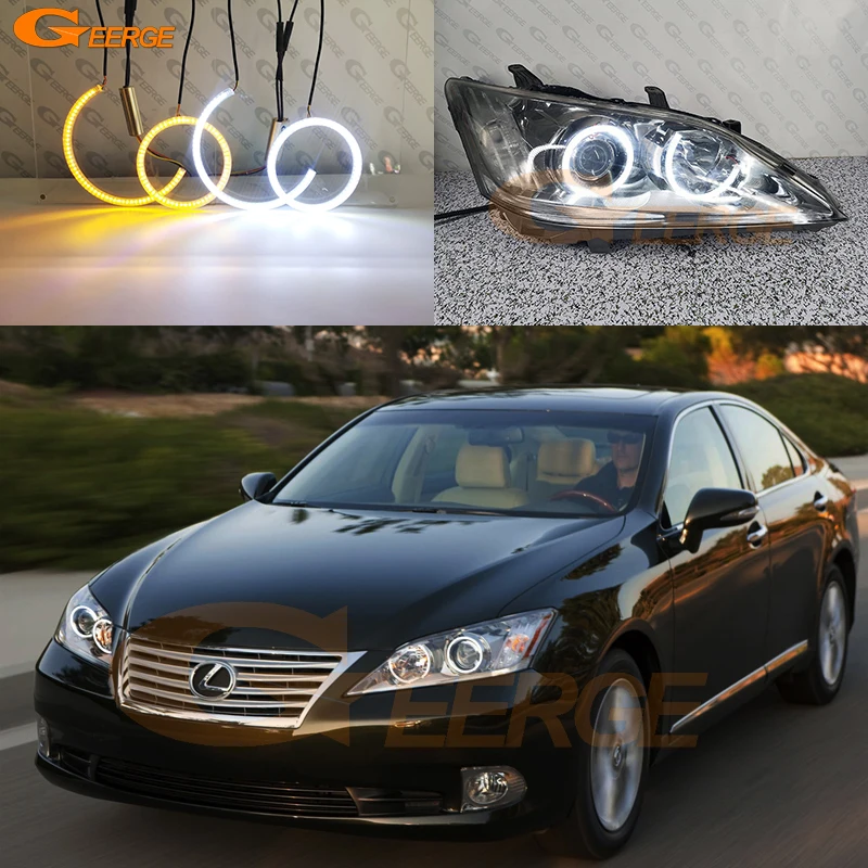 For LEXUS ES 350 240 ES350 ES240 2010 2011 Ultra Bright A/W Switchback Day Light turn signal light Led Angel Eyes Kit Halo Rings
For LEXUS ES 350 240 ES350 ES240 2010 2011 Ultra Bright A/W Switchback Day Light turn signal light Led Angel Eyes Kit Halo Rings
