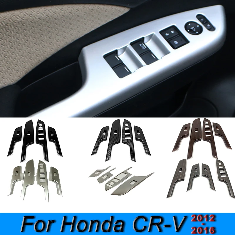 2012-2016 Accessories for Honda CRV CR-V Car Armrest Door Window Glass Lift Switch Panel Cover Trim ABS Matte/Black/Wood grain
2012-2016 Accessories for Honda CRV CR-V Car Armrest Door Window Glass Lift Switch Panel Cover Trim ABS Matte/Black/Wood grain